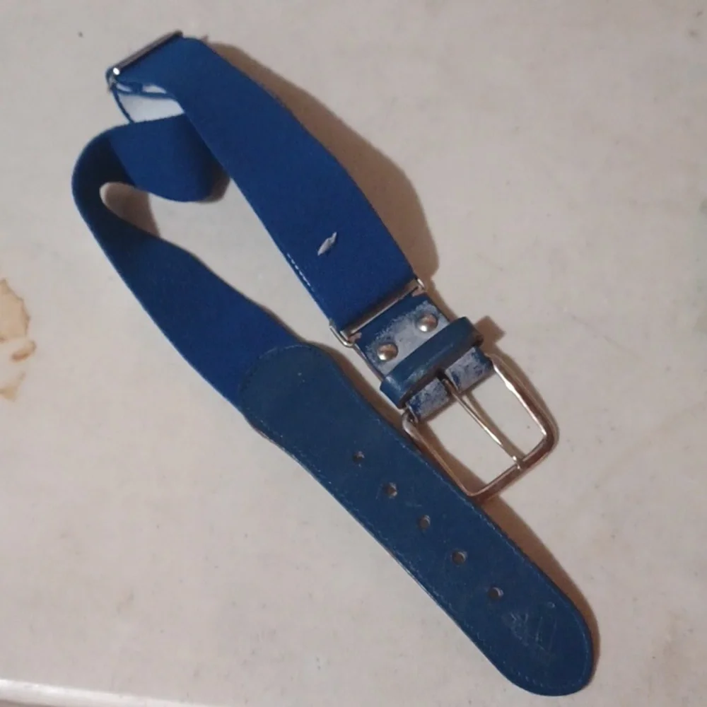 Adidas blue baseball belt
